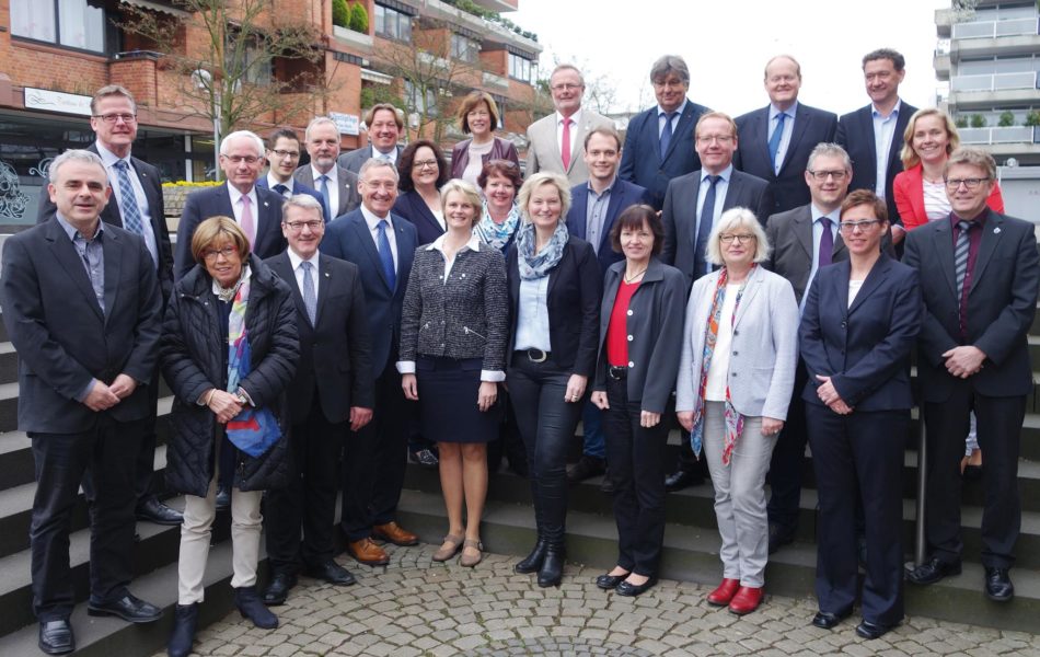 Gespräch mit Bürgermeistern und allen Abgeordneten des Kreises Steinfurt in Emsdetten