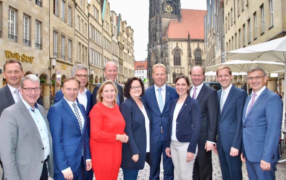 Gespräch der CDU-Landtagsabgeordneten aus dem Münsterland mit den Landräten der Münsterlandkreise Steinfurt, Coesfeld, Warendorf und Borken