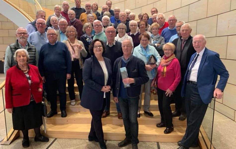 Besuchergruppe der Senioren Union Emsdetten zu Gast im Düsseldorfer Landtag