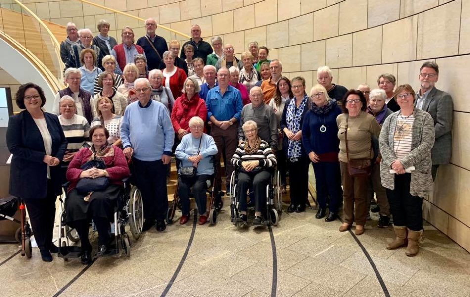 Mitglieder des VdK-Kreisverbandes Steinfurt zu Besuch im Landtag