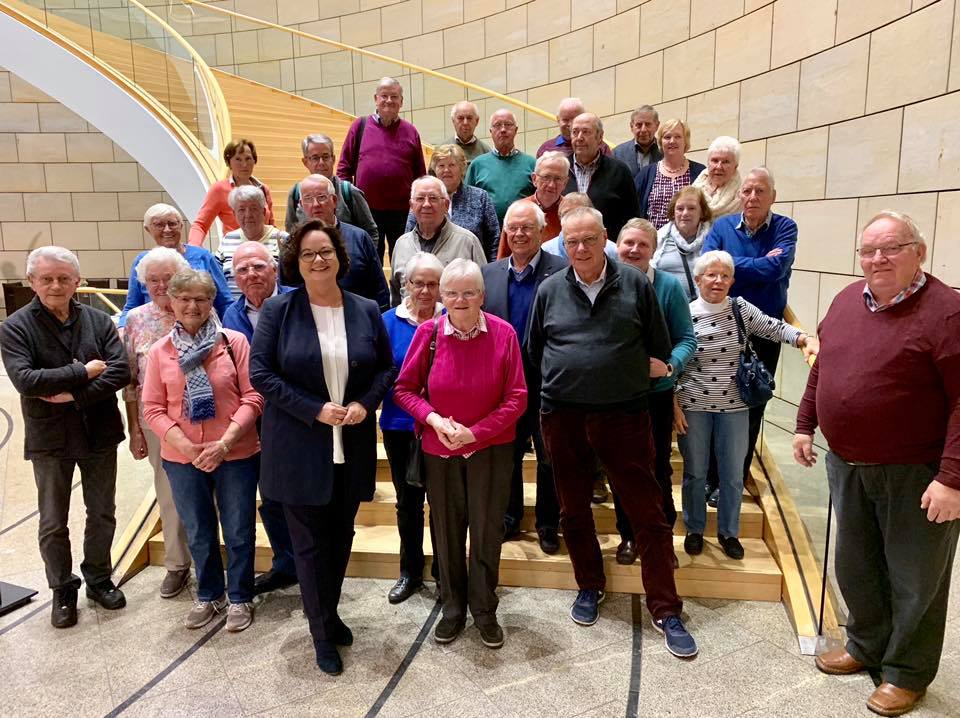 Besuch von der Senioren Union Saerbeck zu Gast im NRW-Landtag