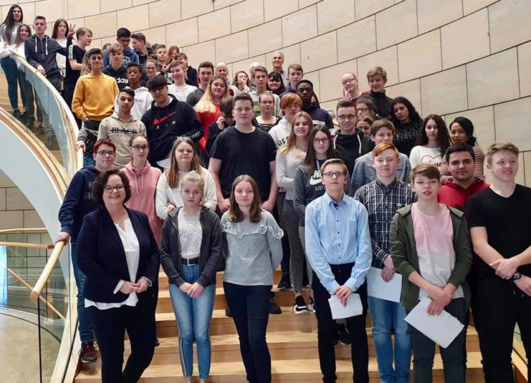 Besuch von Schülerinnen und Schülern der Alexander-von-Humboldt-Schule aus Rheine-Mesum