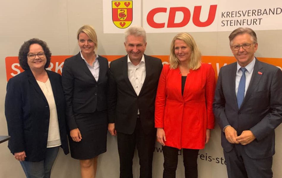 Wirtschaftspolitische Fachtagung des CDU-Kreisverbandes Steinfurt mit NRW-Wirtschaftsminister Prof. Pinkwart
