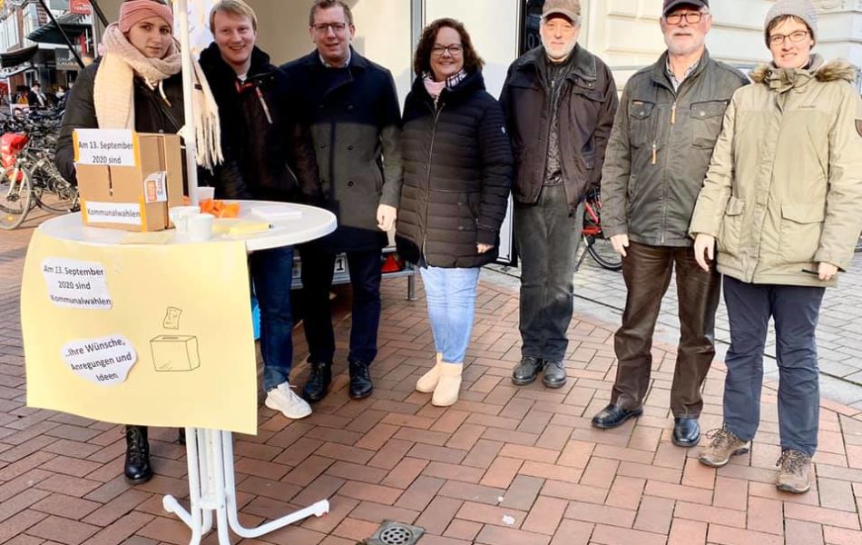 CDU-Infostand in Emsdetten