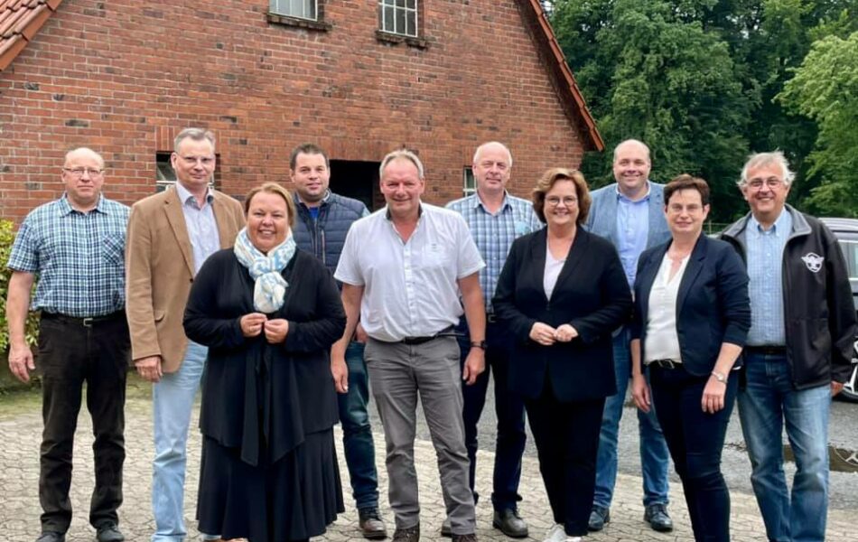 Gespräch mit NRW-Landwirtschaftsministerin in Ladbergen