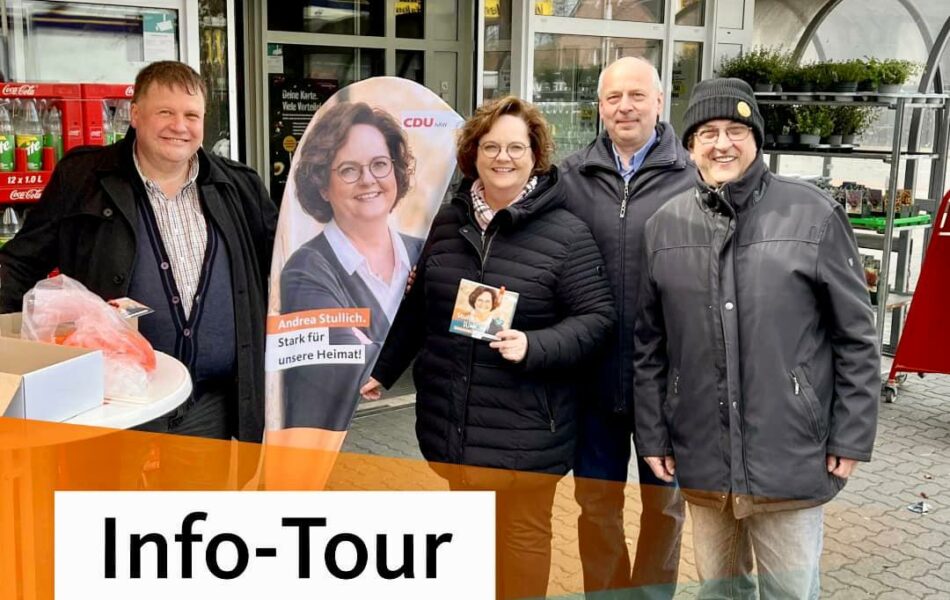 Infostand der CDU Ladbergen zur Landtagswahl